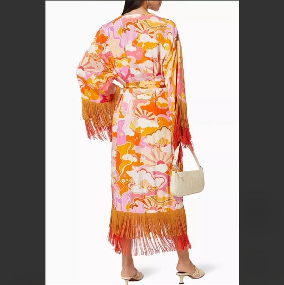 CeliaB Multicolor Patterned Robe - Picture 2 of 4